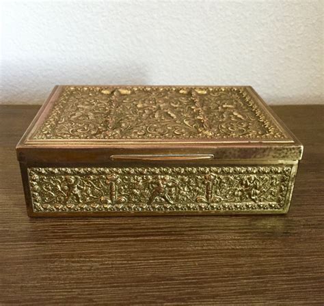 Small Metal Jewel Box 